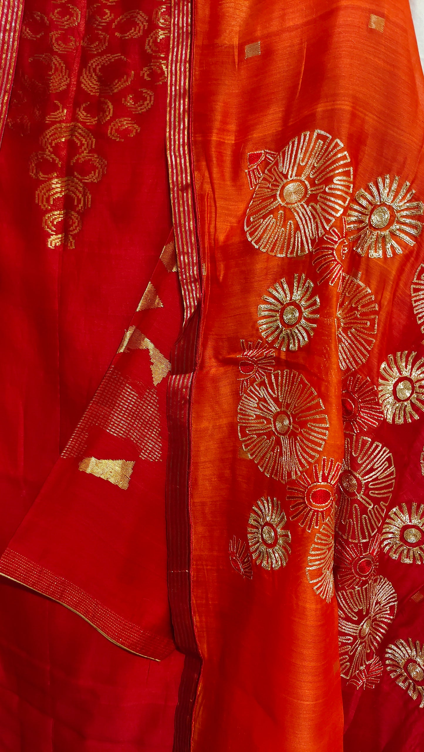 Semi Stitched Formal chanderi Suitset