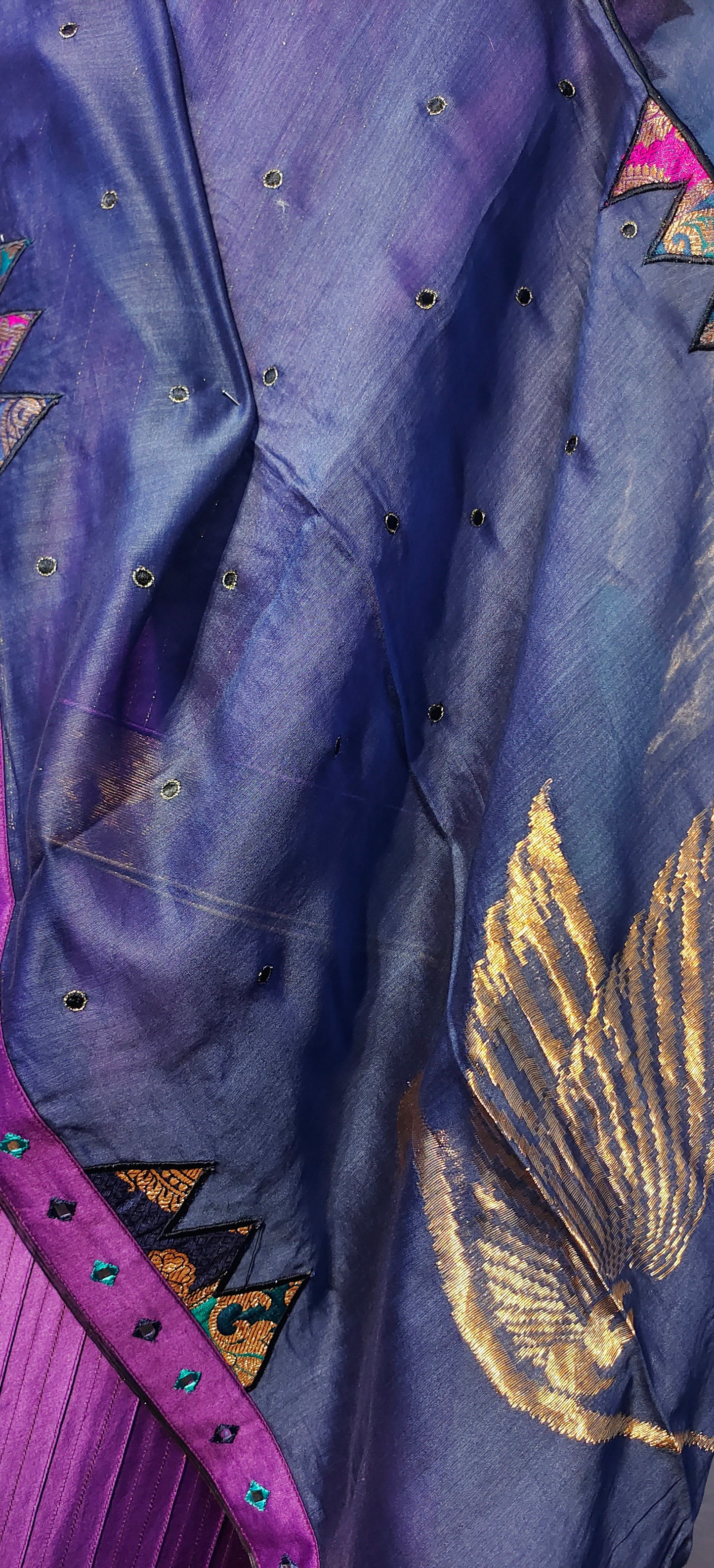 Semi Stitched Formal chanderi Suitset