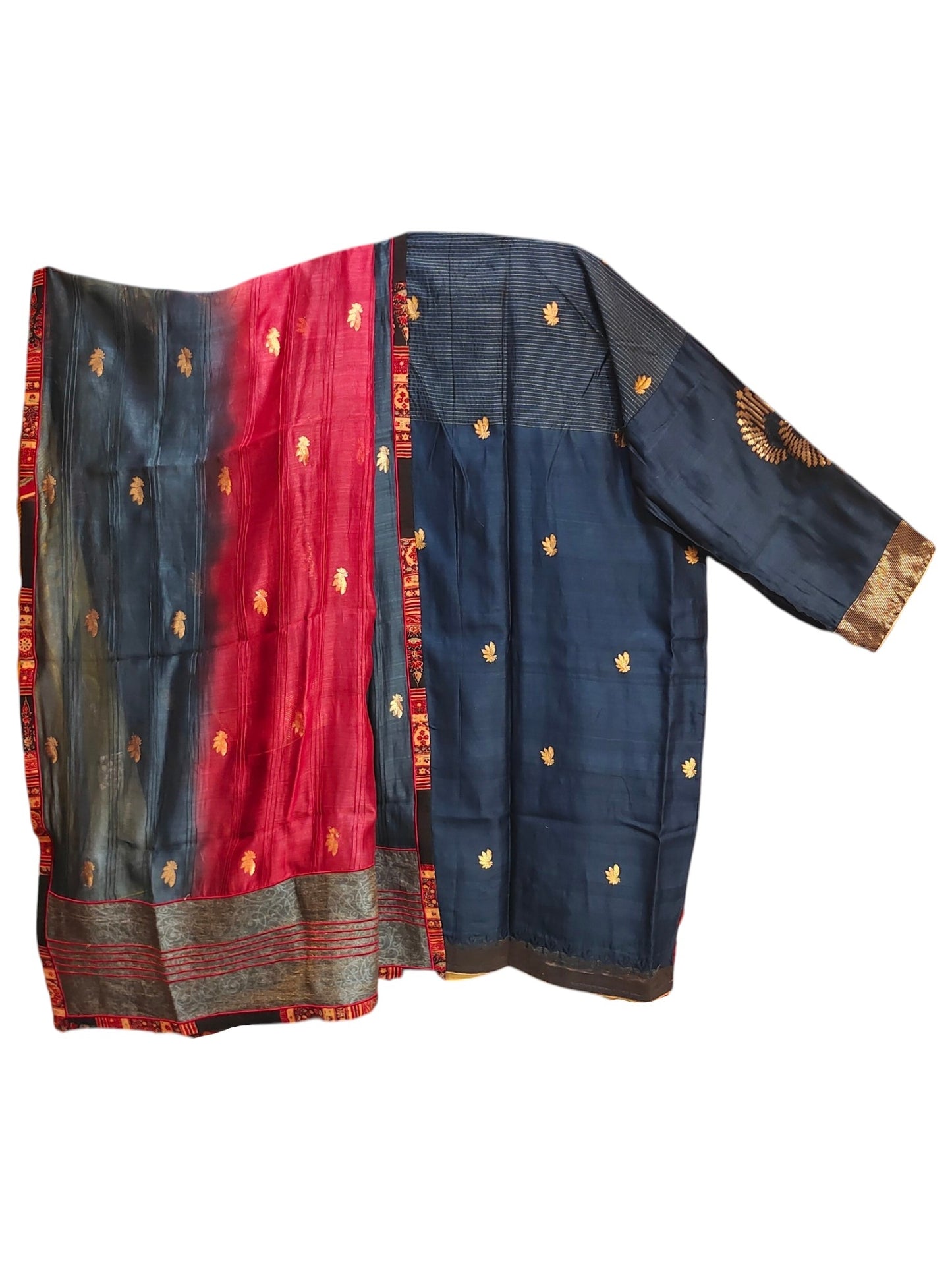 Semi Stitched Chanderi Formal Suitset