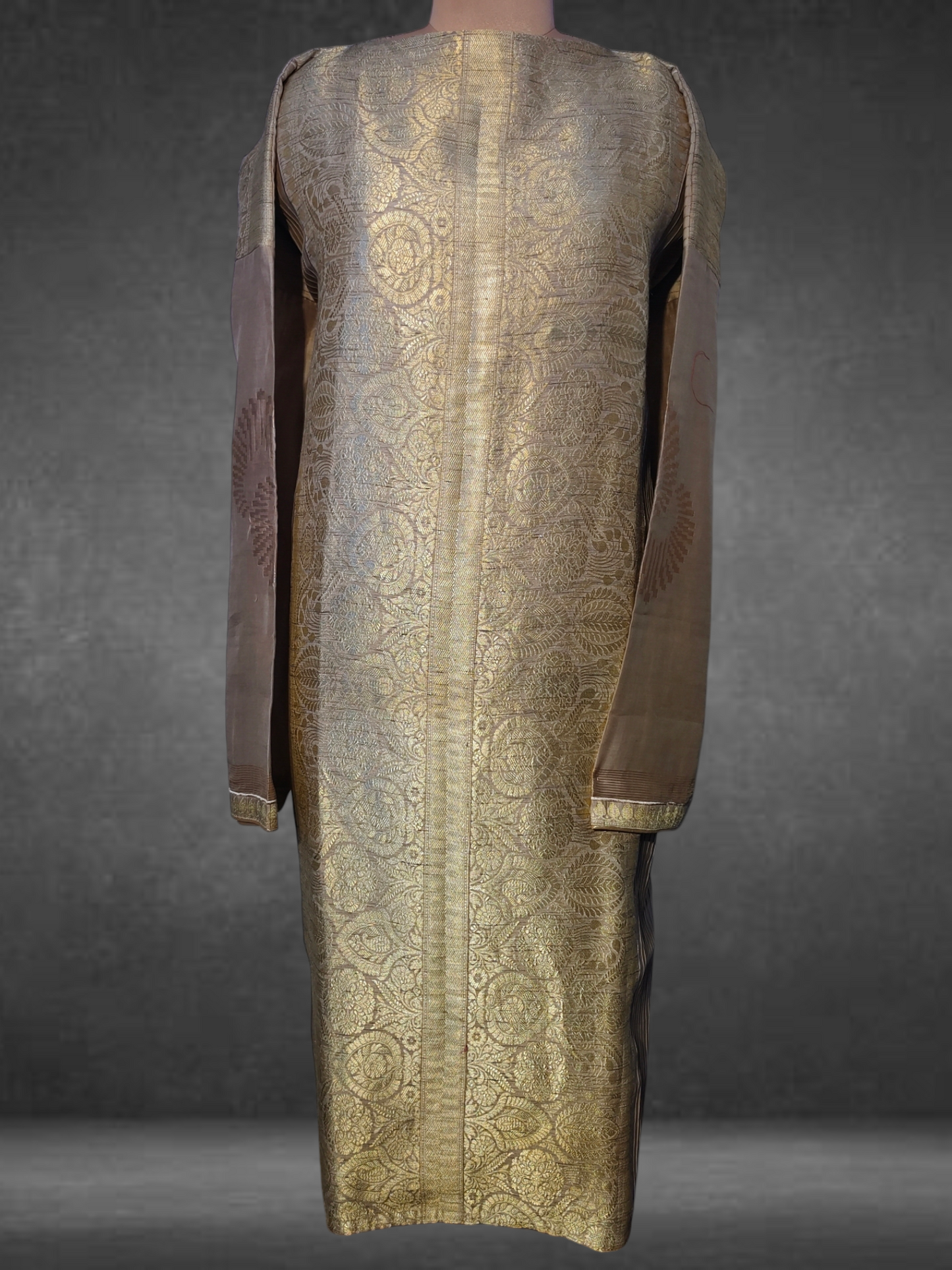 Semi Stitched Chanderi kurta VISHAL KAPUR