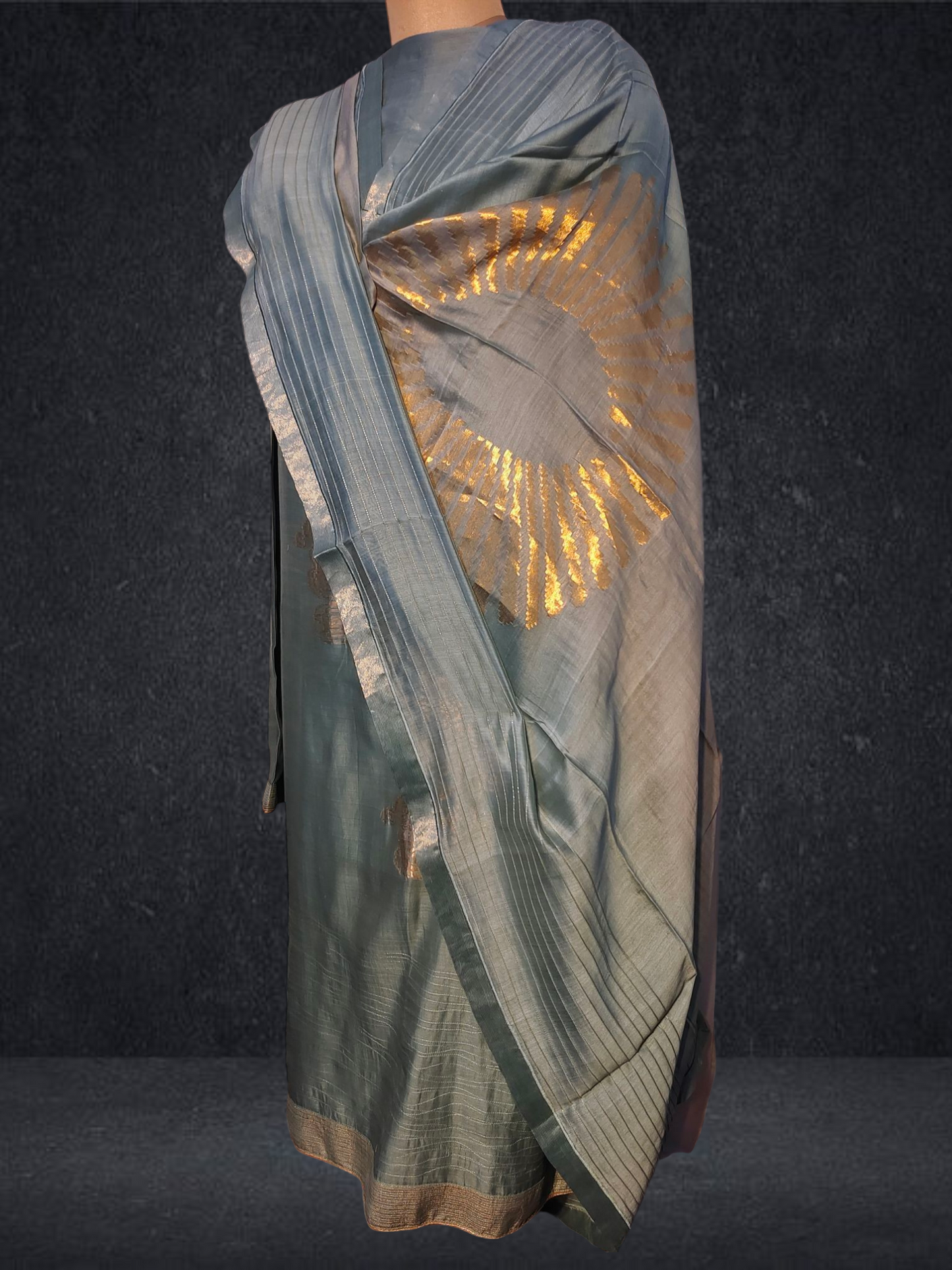 Semi Stitched Formal chanderi Suitset