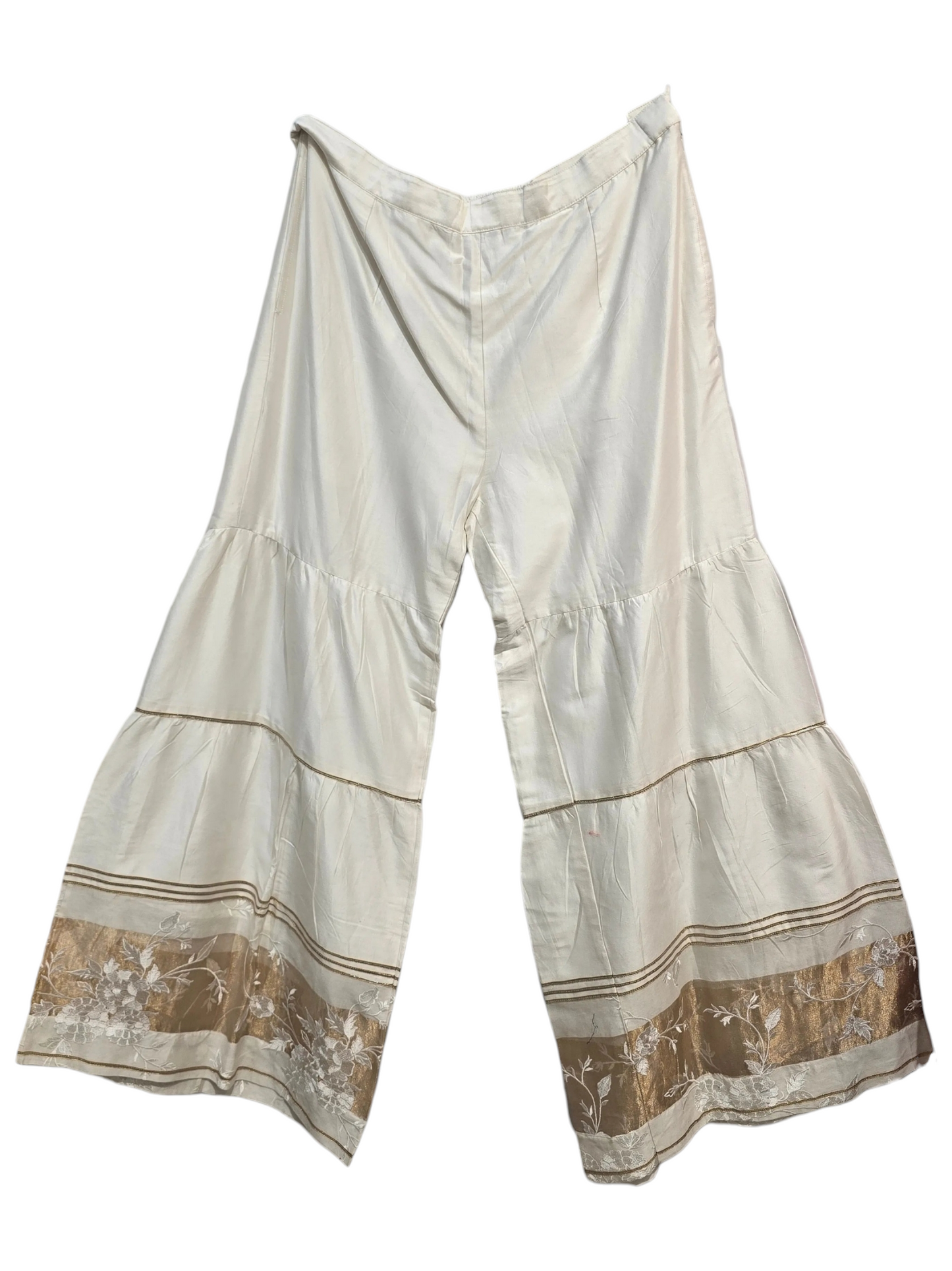 Formal chanderi Embroidered Palazzo pant