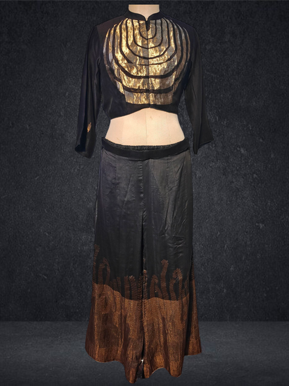 Stitched Chanderi Long Dress