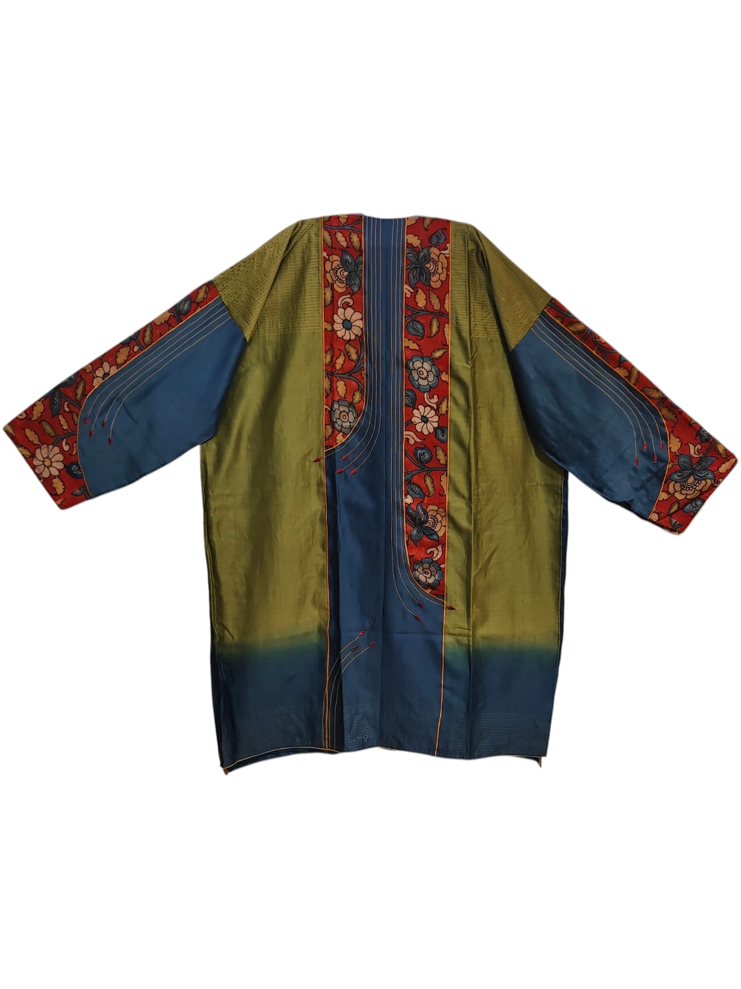 Semi Stitched Chanderi Formal Suitset