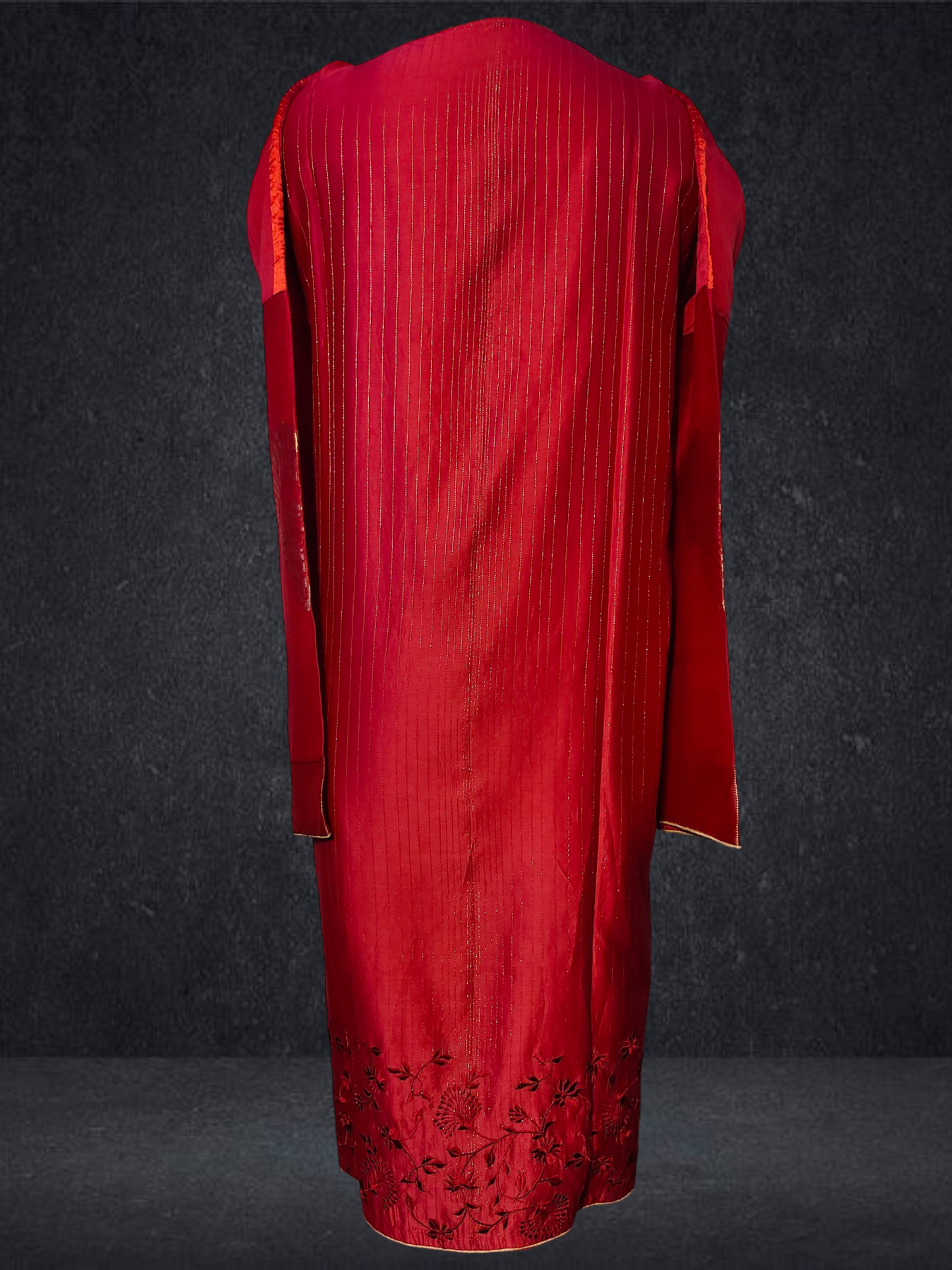 Semi Stitched Formal chanderi Suitset