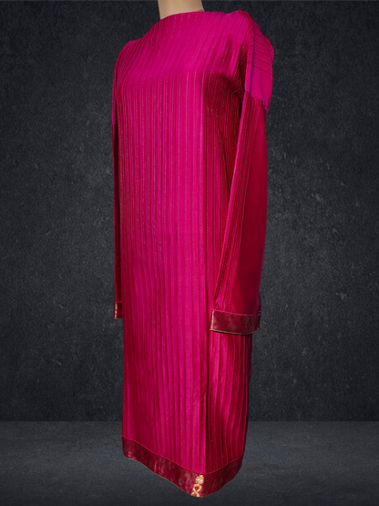 Semi Stitched Formal chanderi Suitset