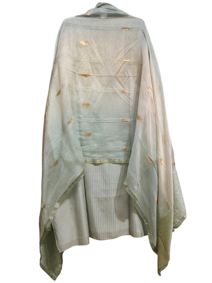 Semi Stitched Formal Chanderi Suitset