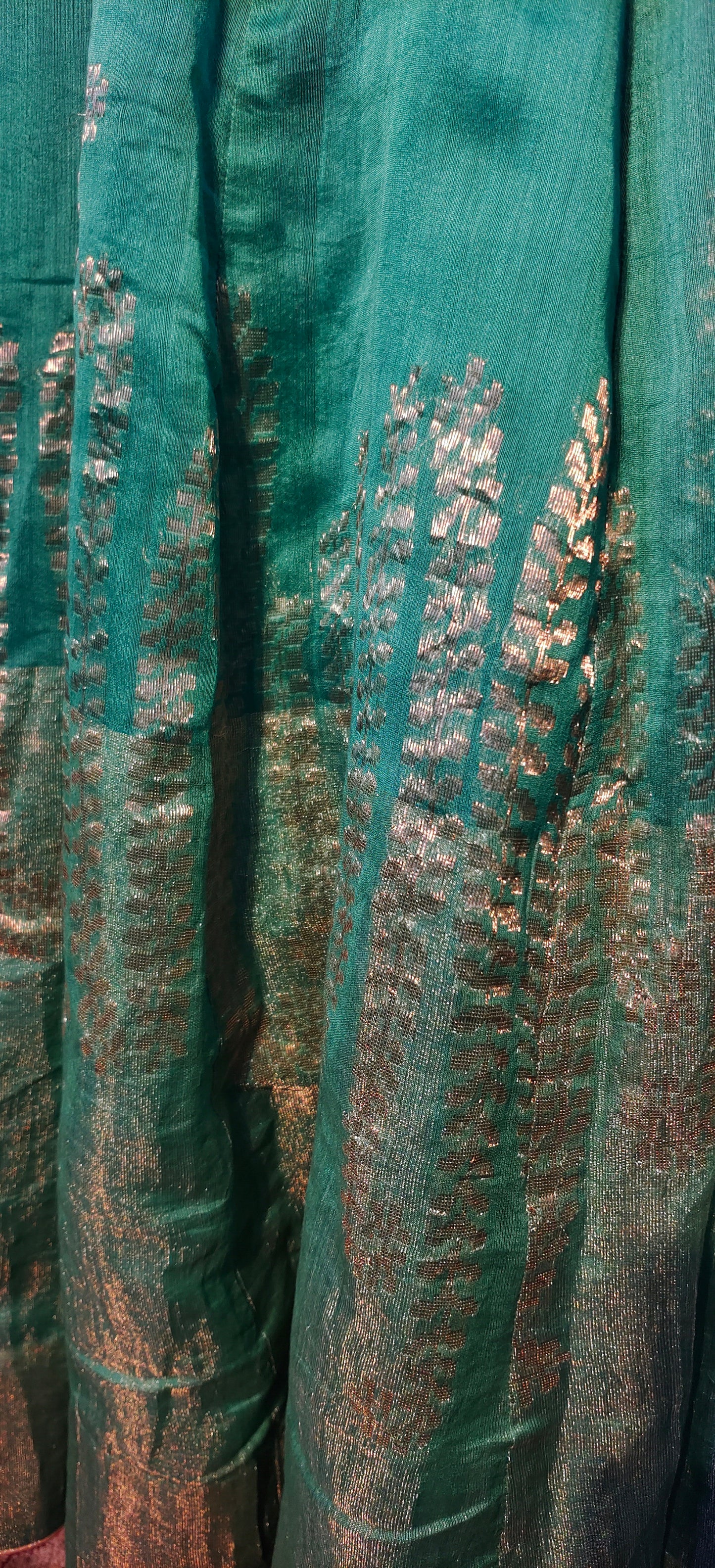 Formal chanderi zariwoven Skirtset (VKSKT01MAR33)