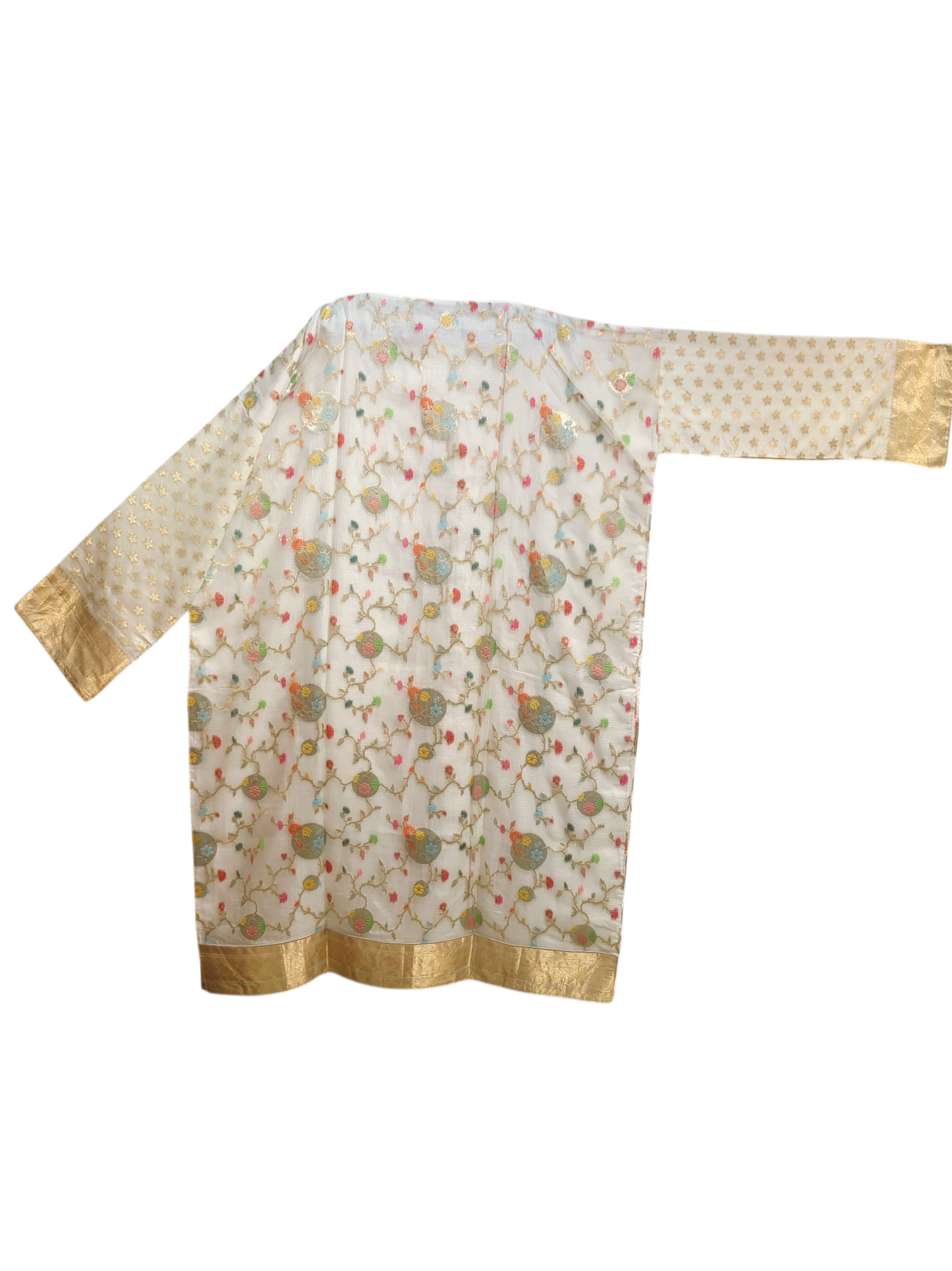 Semi Stitched Formal chanderi Suitset