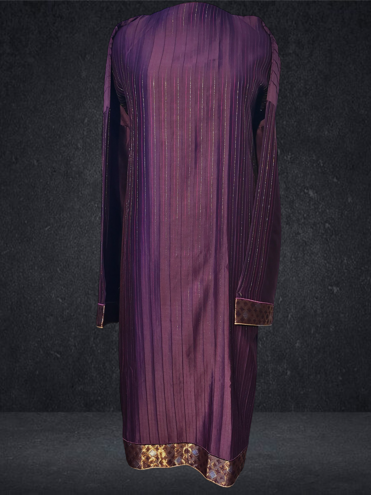 Semi Stitched Formal chanderi Suitset