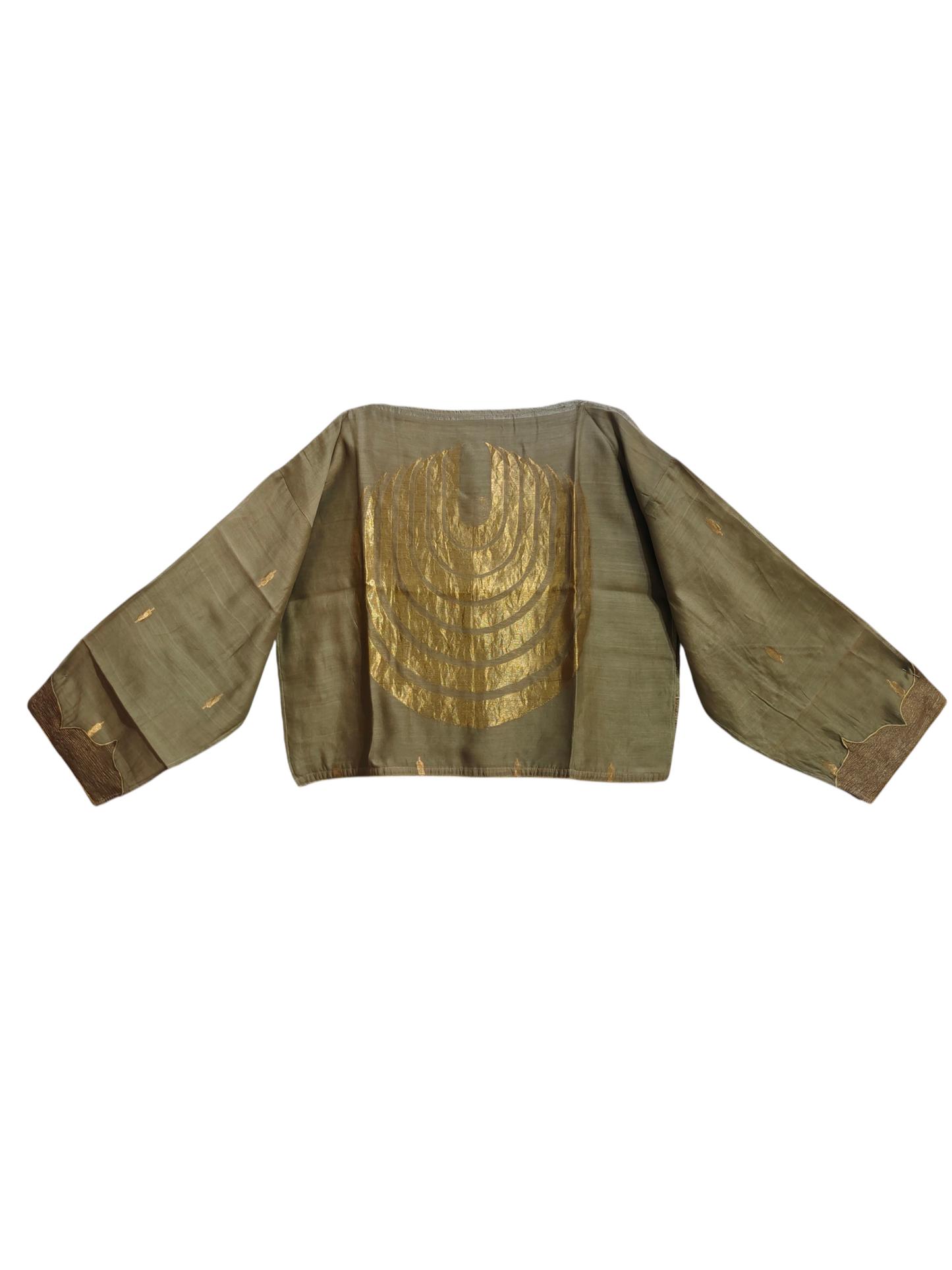 Semi Stitched Chanderi Ɓlouse