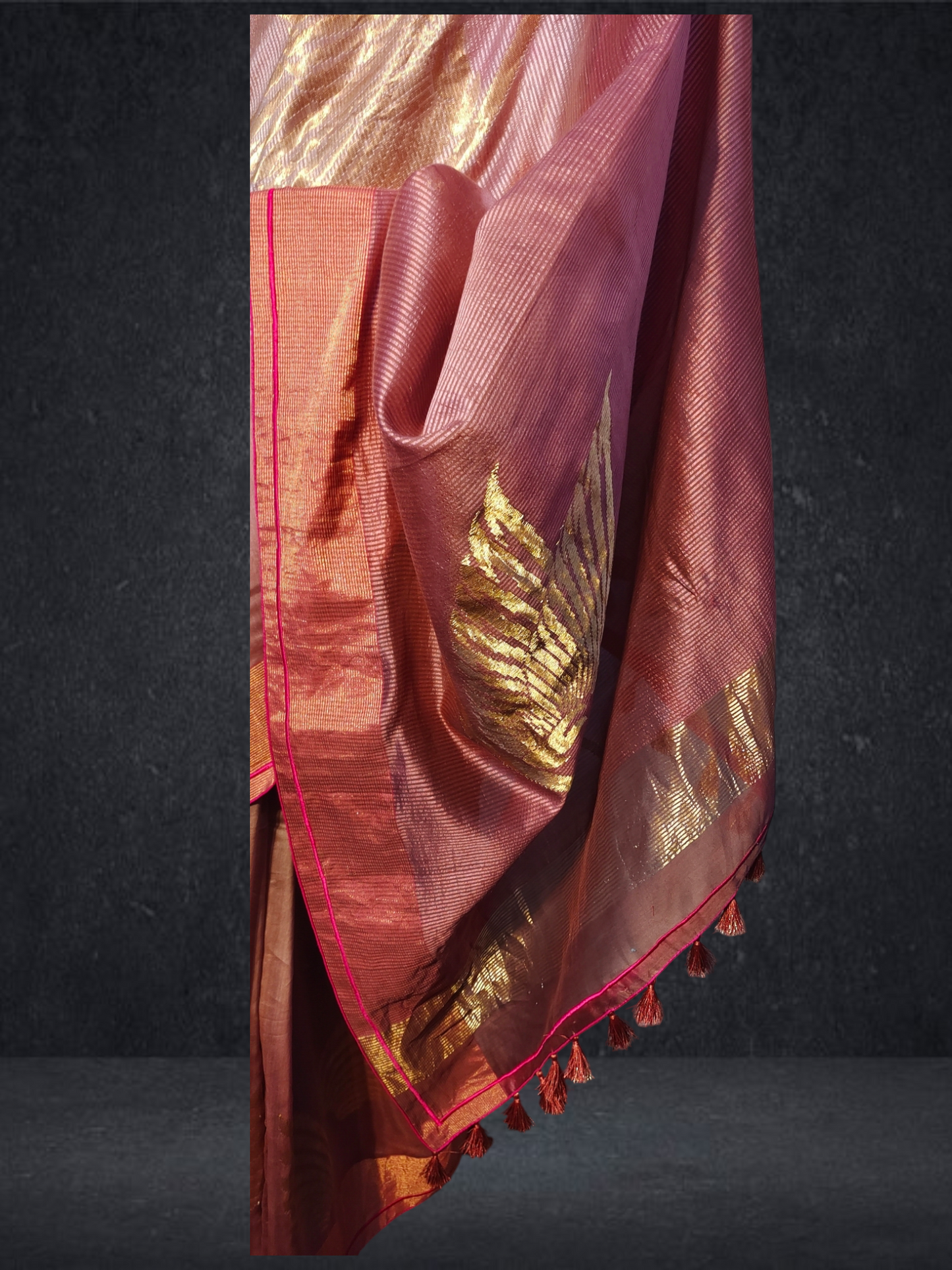 Formal Chanderi Zari Woven Saree