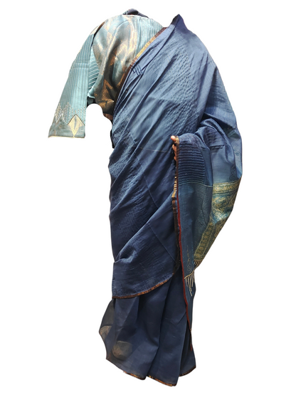 Chanderi Silk Ajrakh Saree