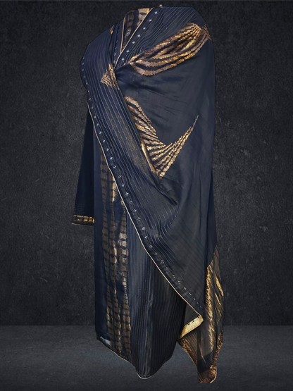 Semi Stitched Formal chanderi Suitset