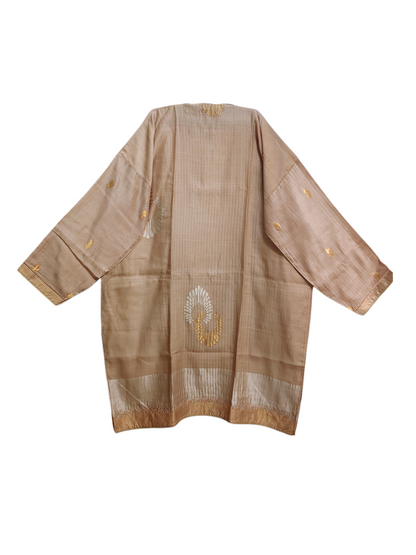 Semi Stitched Formal chanderi Suitset