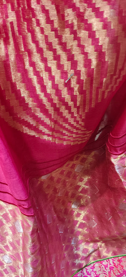 Formal Chanderi Zari Woven Saree