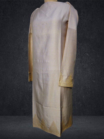 Semi Stitched Chanderi kurta VISHAL KAPUR