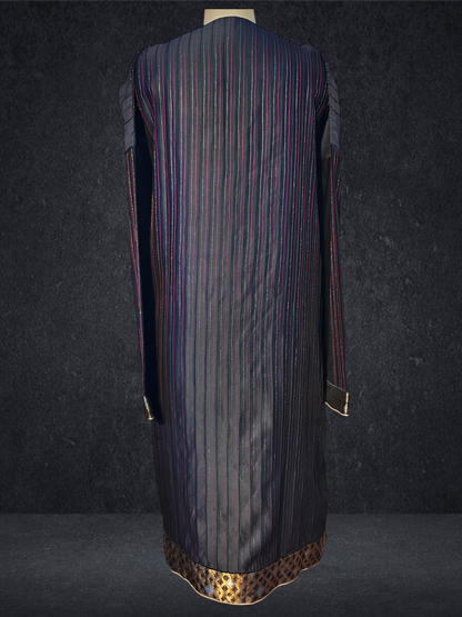 Semi Stitched Formal chanderi Suitset