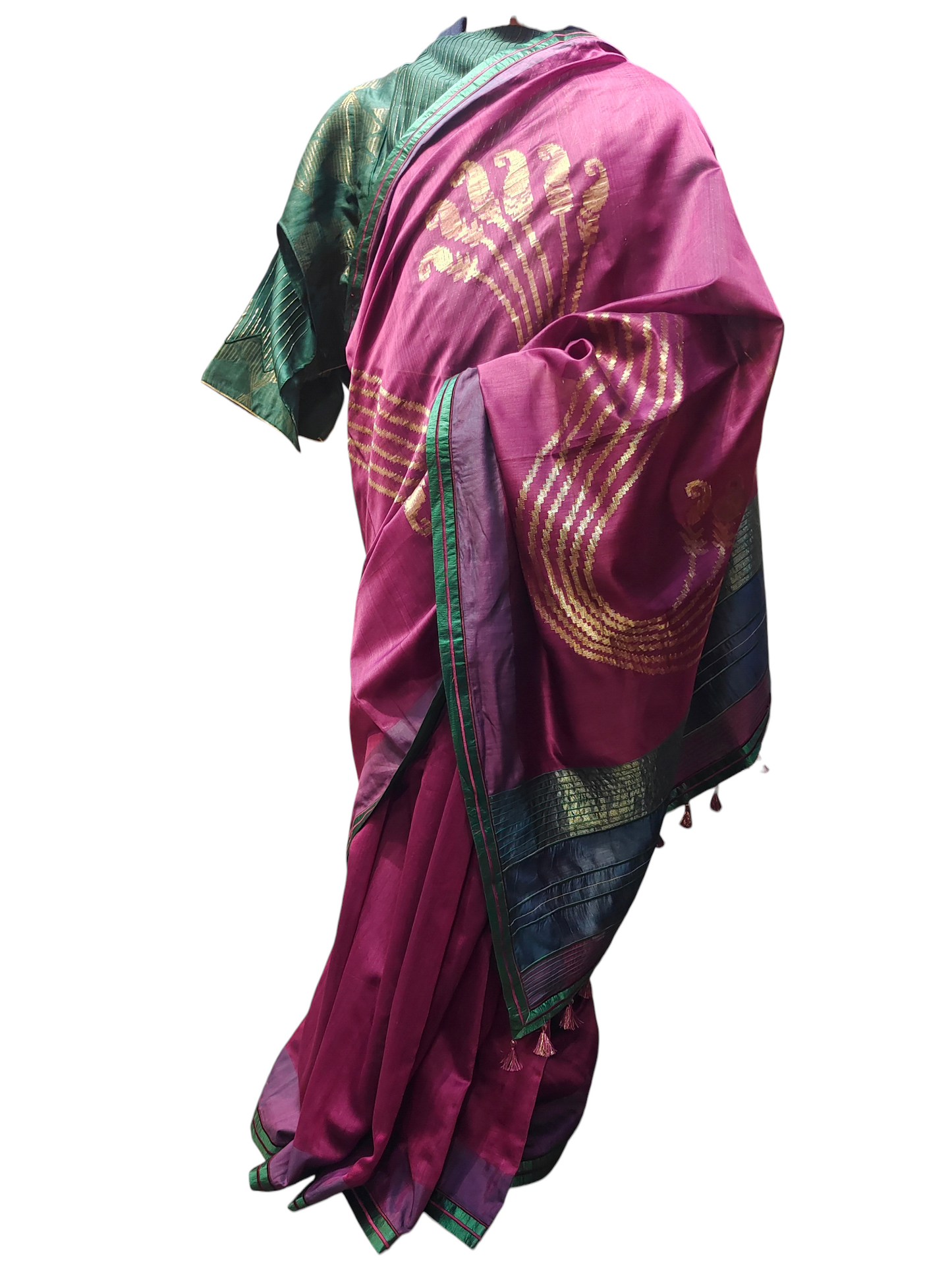 Formal Chanderi Zari Woven Saree