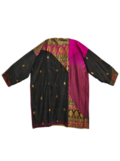 Semi Stitched Chanderi Formal Suitset
