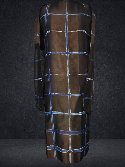 Semi Stitched Chanderi Casual Suitset