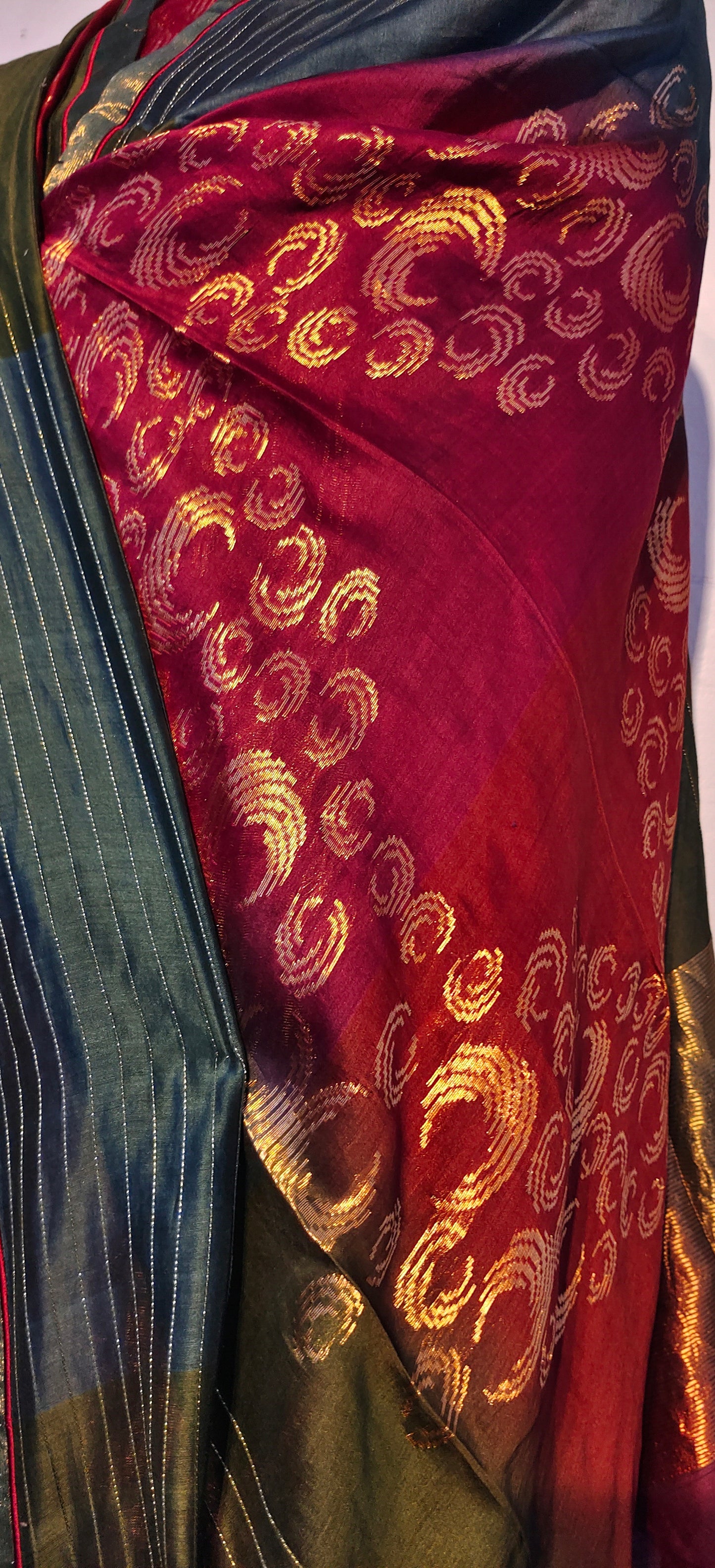 Semi Stitched Formal chanderi Suitset