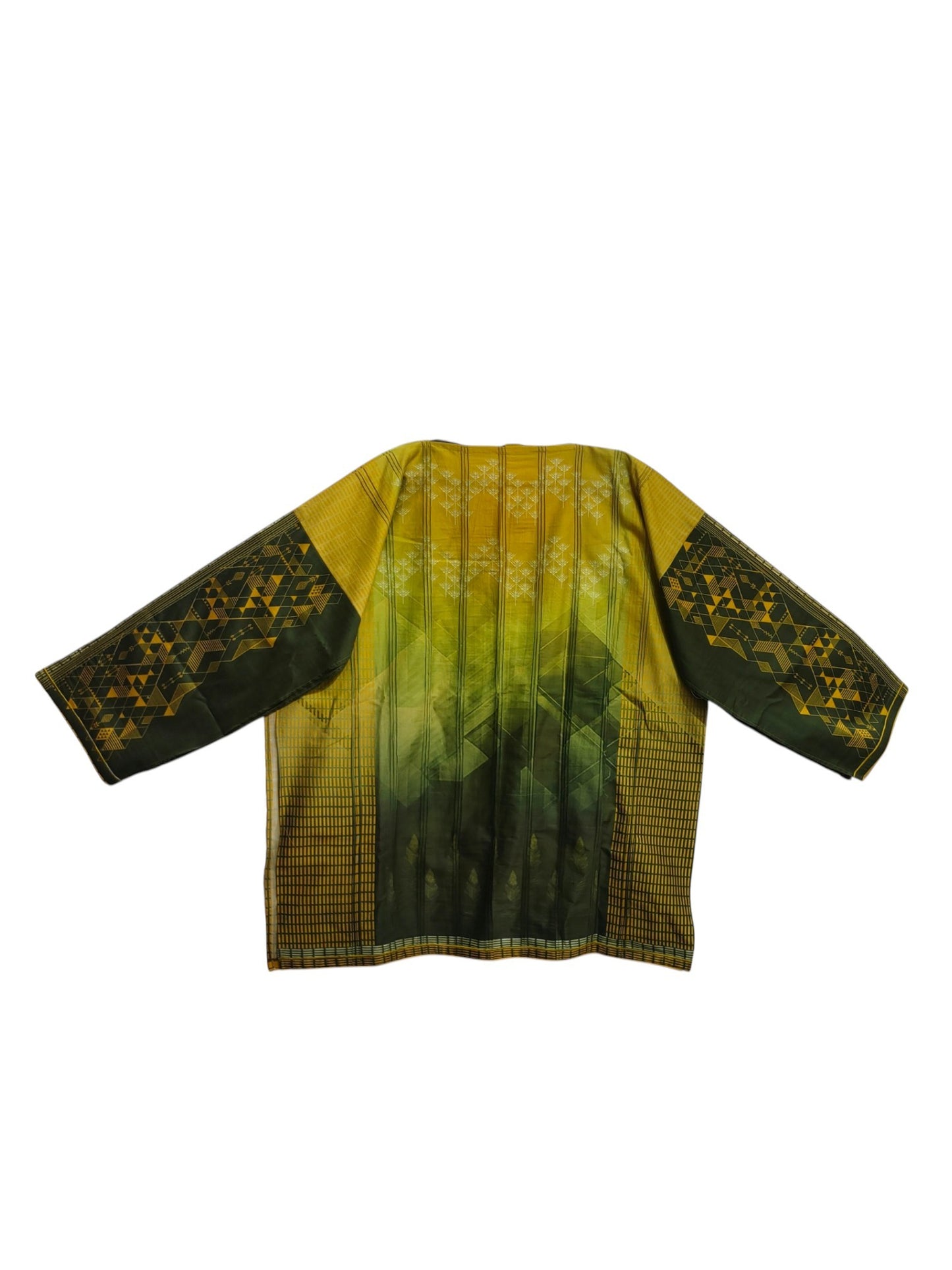 Semi Stitched printed chanderi Tunic