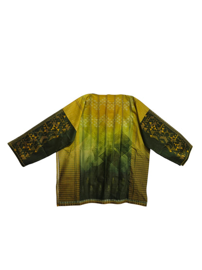 Semi Stitched printed chanderi Tunic