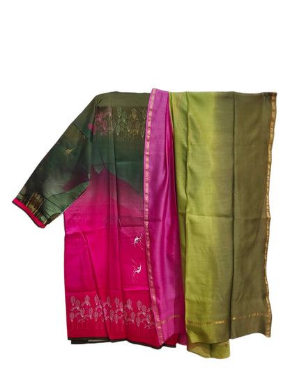 Semi Stitched Cotton Casual Suitset