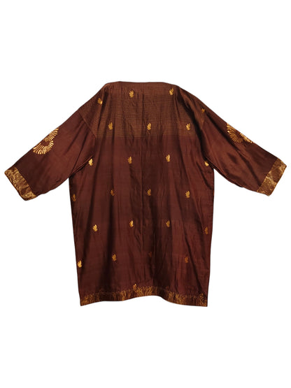 Semi Stitched Chanderi Casual kurta