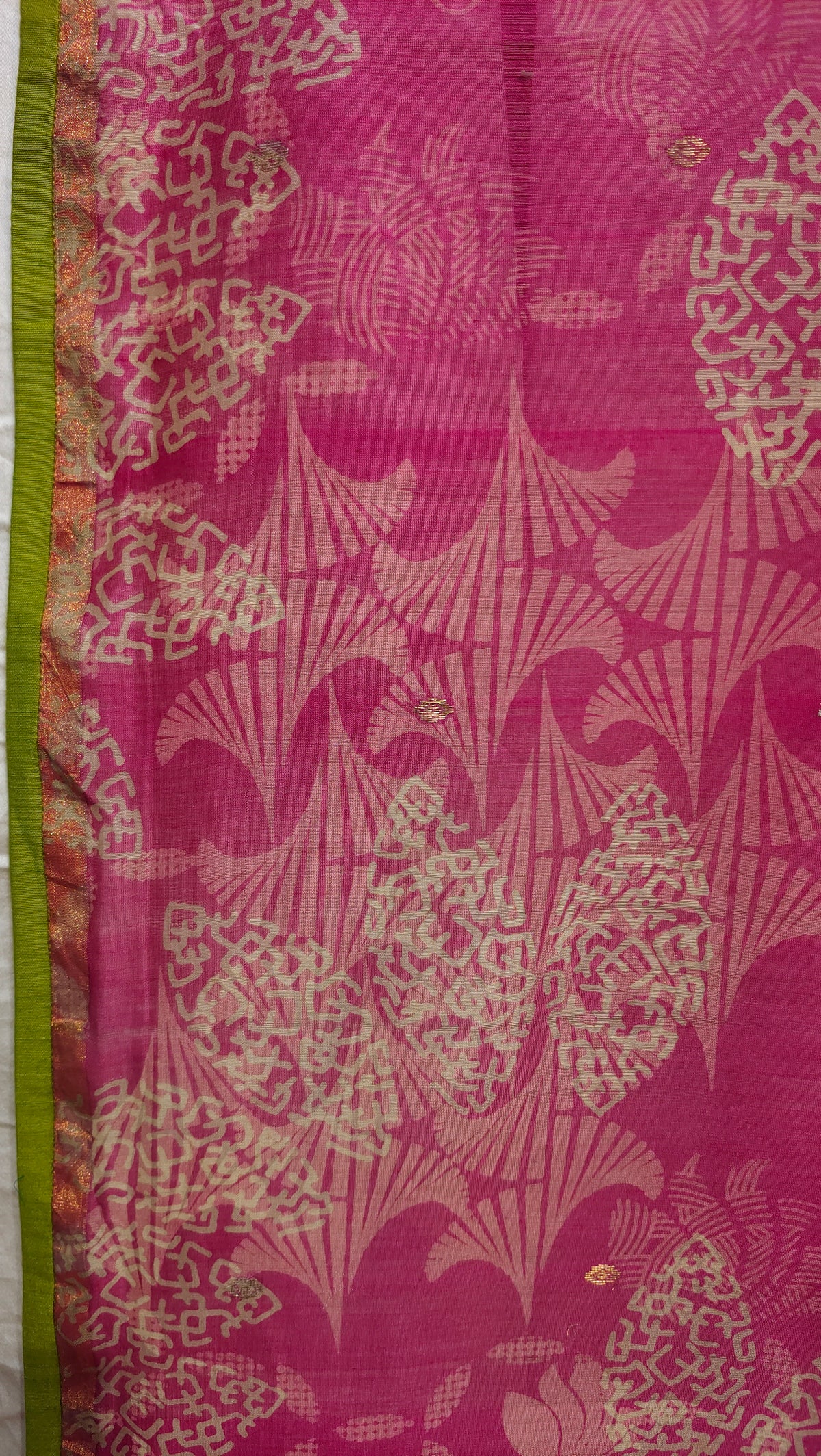 Cotton Casual Block Printed Saree