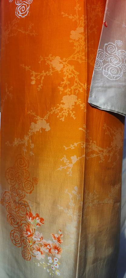 Semi Stitched Chanderi Kurta