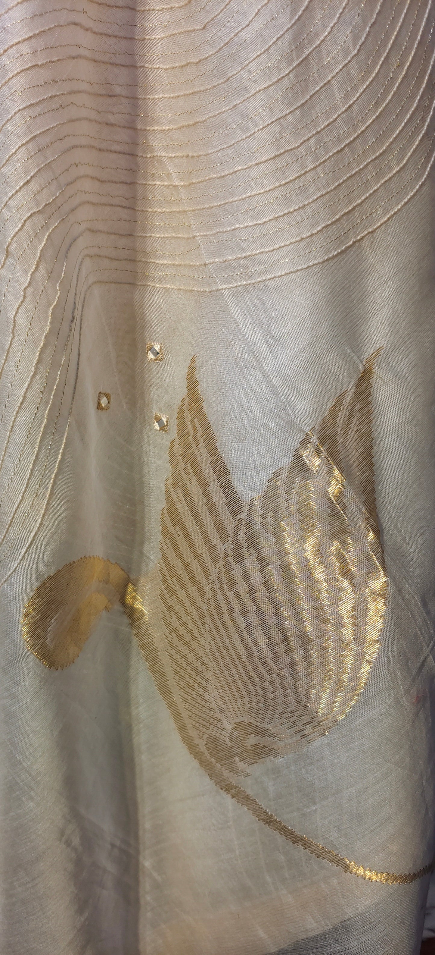 Chanderi Zari Woven Dupatta