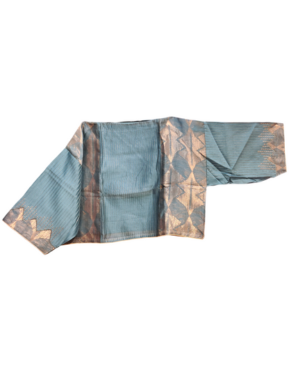 Chanderi Silk Ajrakh Saree