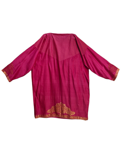 Semi Stitched Chanderi Formal Suitset