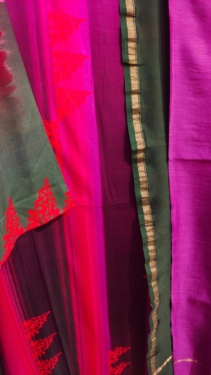 Semi Stitched Cotton Casual Suitset VISHAL KAPUR