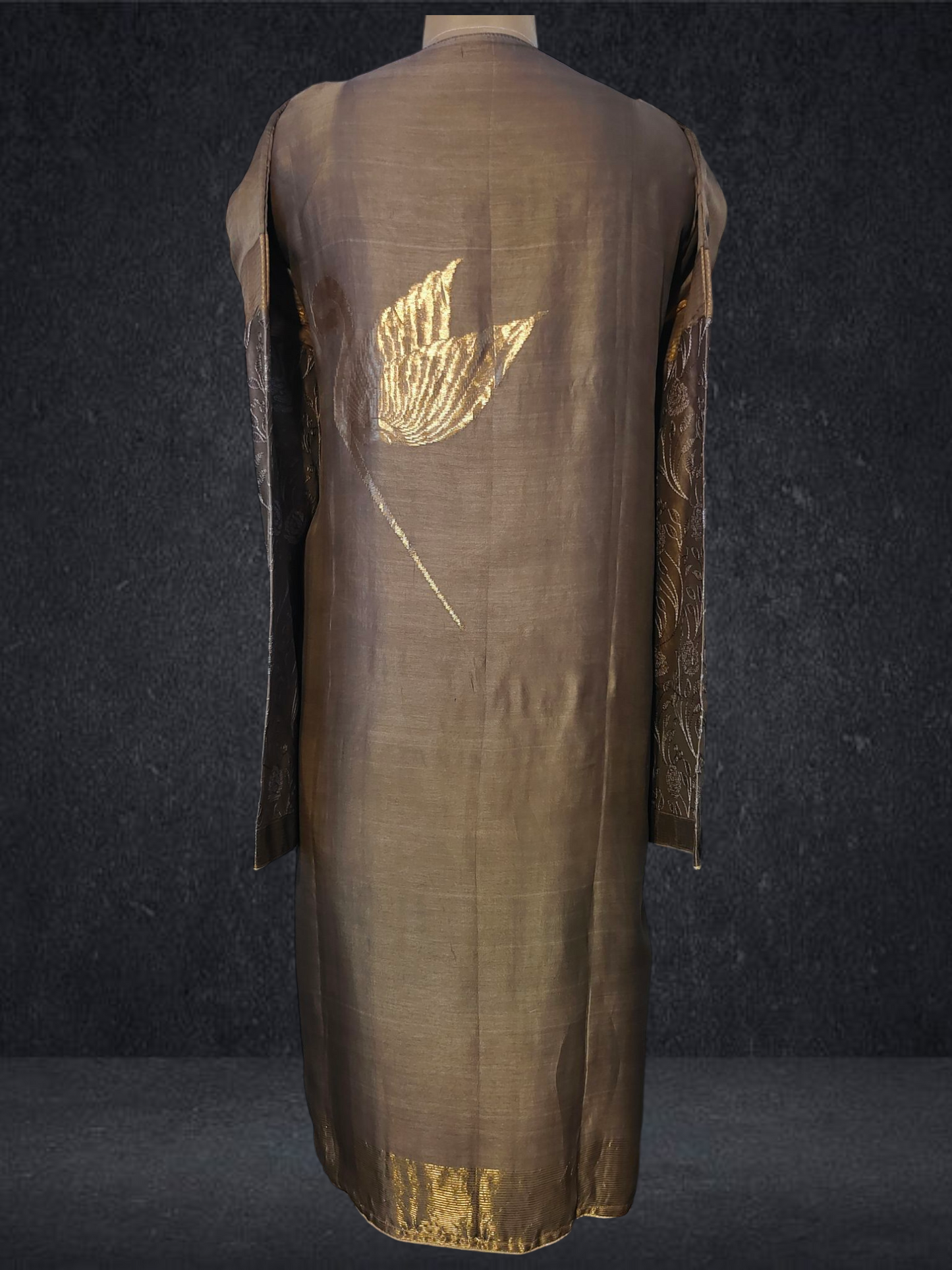 Semi Stitched Chanderi Kurta