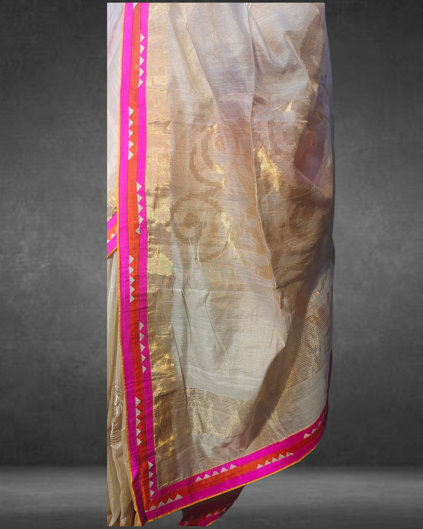 Formal Chanderi Tissue Saree(VKSR05MAY03) VISHAL KAPUR STUDIO