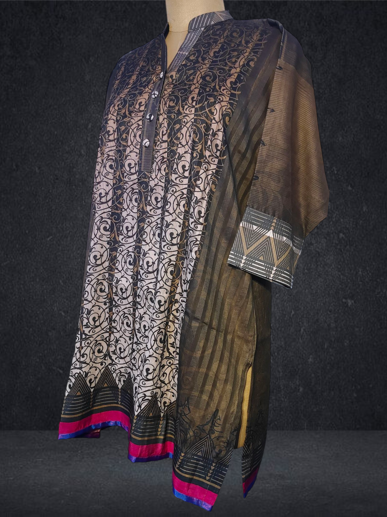 Stitched Digital Printed Short Tunic VISHAL KAPUR STUDIO