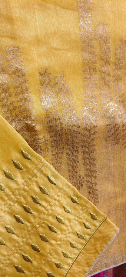 Formal Chanderi Zari Woven Saree