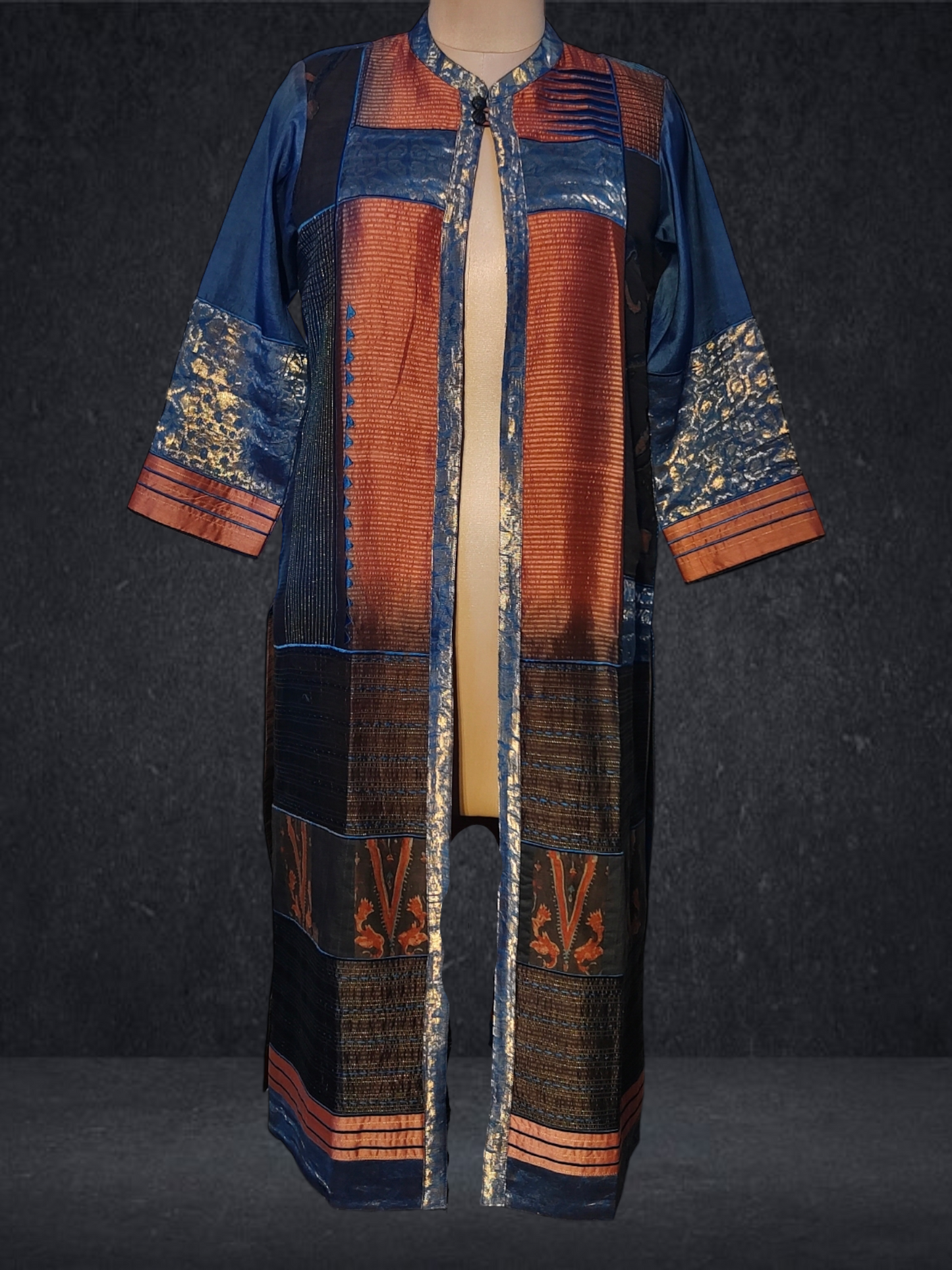 Formal Silk Ajrakh Jacket