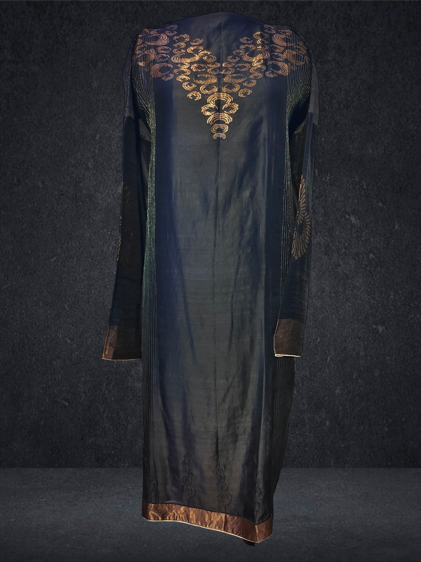 (Copy) Semi Stitched Formal chanderi Suitset VISHAL KAPUR