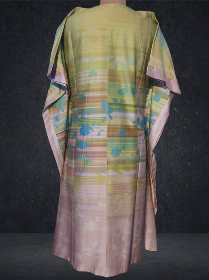 Stitched Chanderi Digital Printed Kaftan VISHAL KAPUR STUDIO