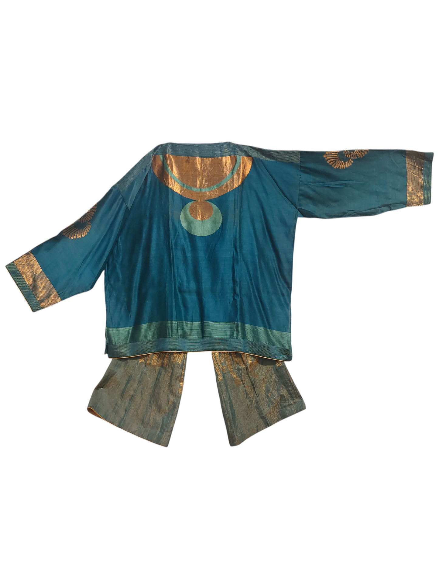 Indowestern chanderi formal coordset