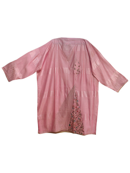 Semi Stitched Chanderi Casual kurta