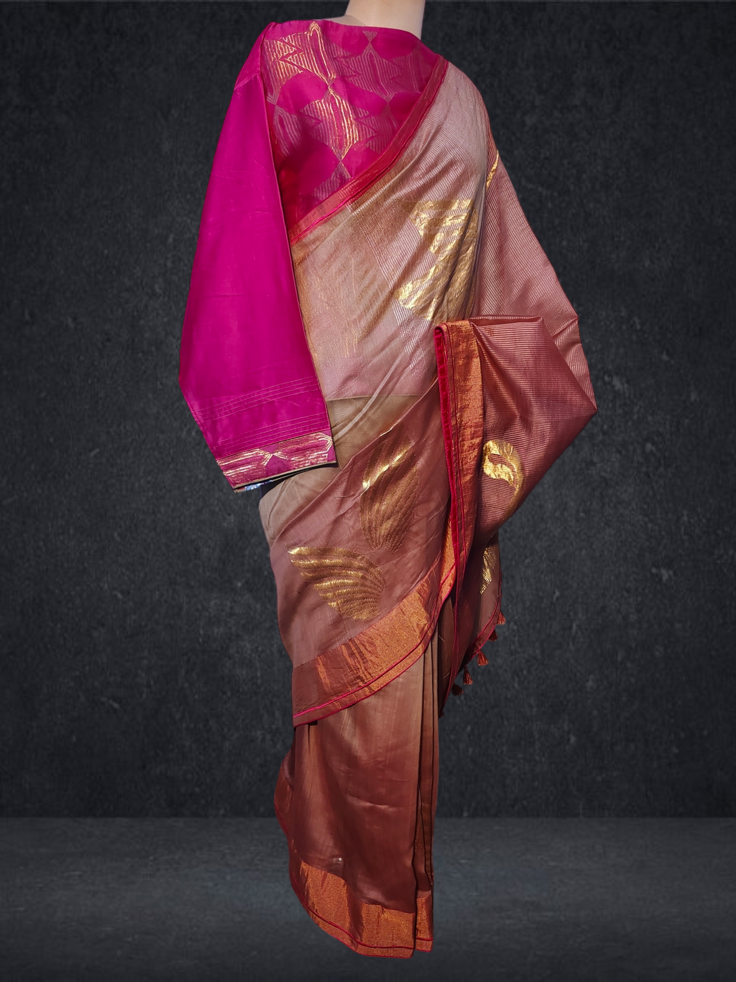 Formal Chanderi Zari Woven Saree