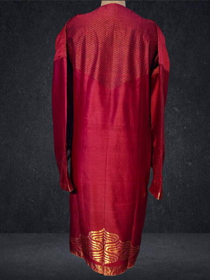 Semi Stitched Formal chanderi Suitset