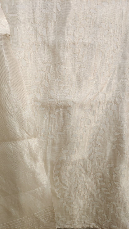 Semi Stitched silk cutwork short tunic