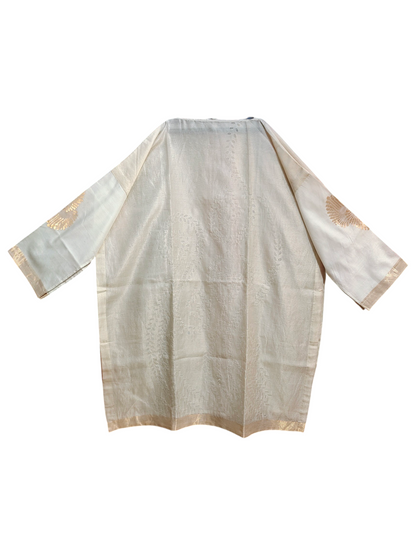Semi Stitched Chanderi Formal Suitset