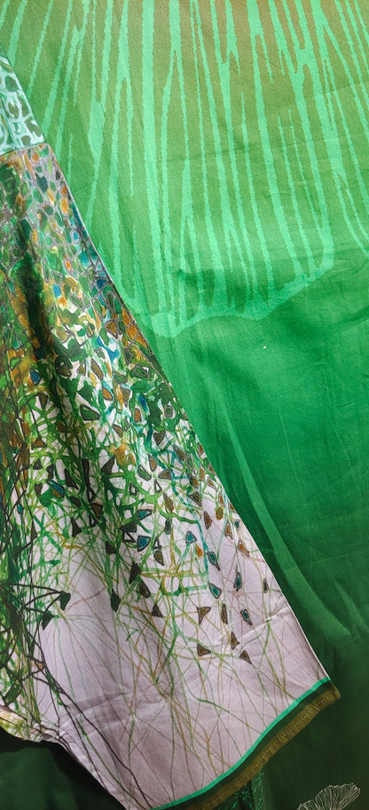 Semi Stitched Cotton Casual Suitset